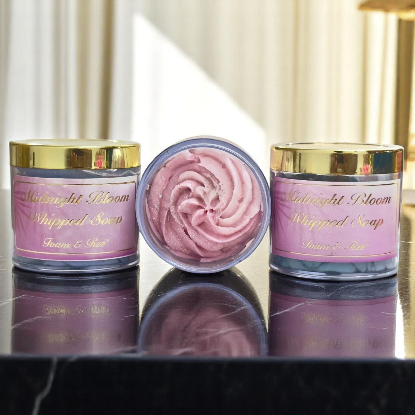 Midnight Bloom Whipped Soap