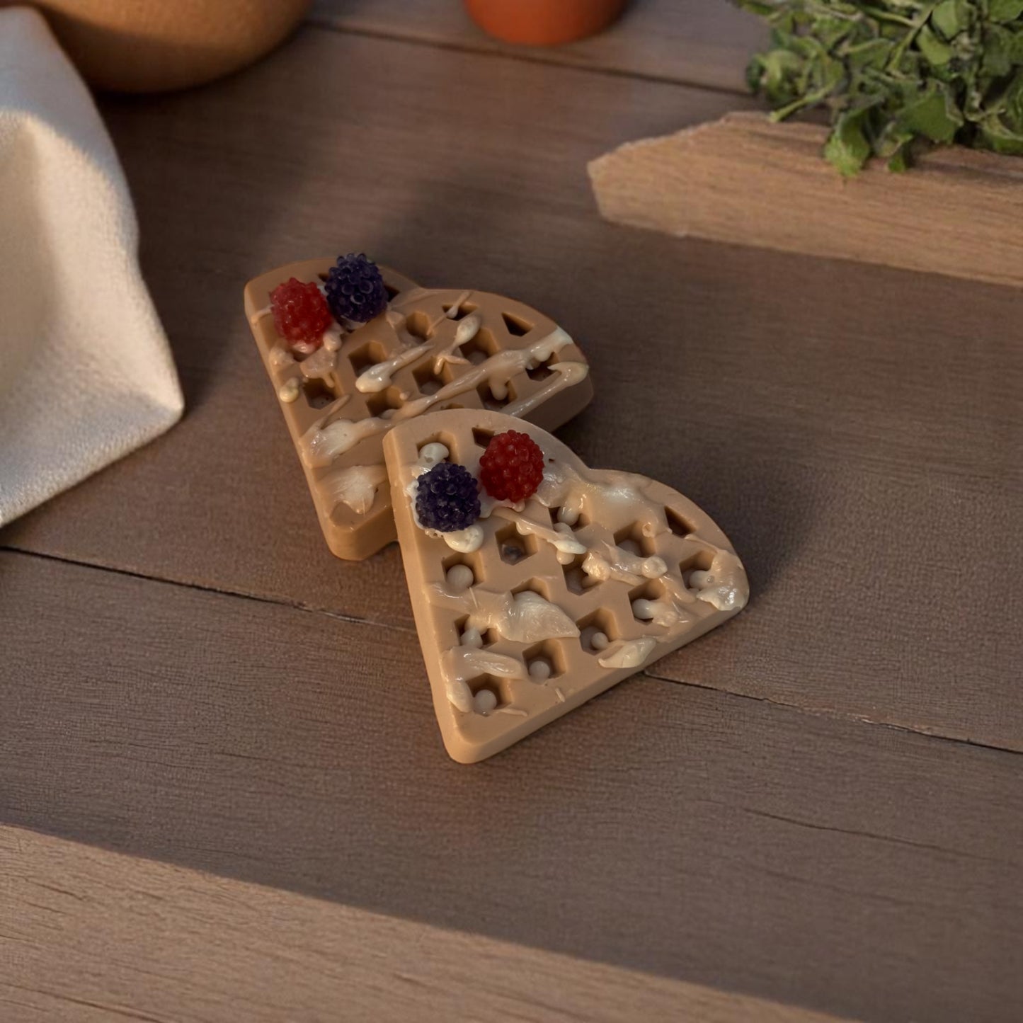 Whipped Berry Waffle Soap Bar