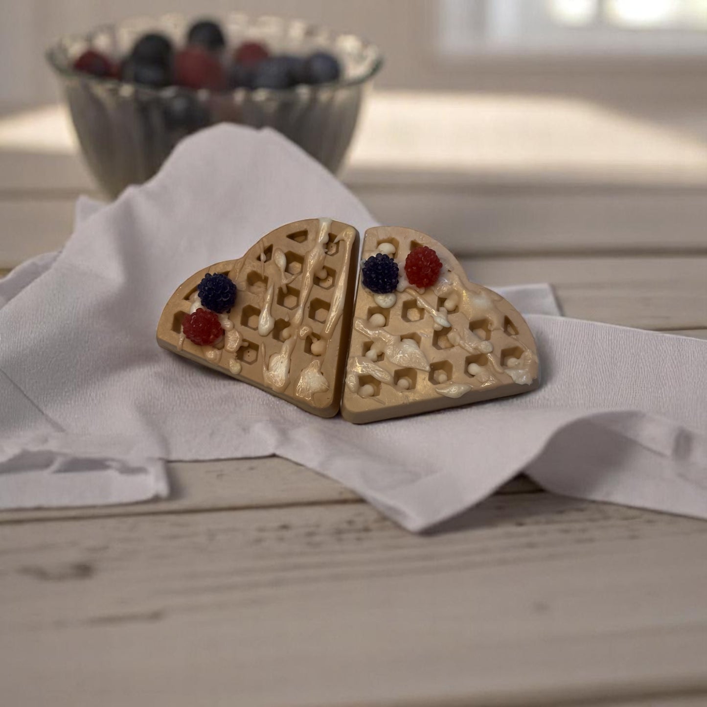 Whipped Berry Waffle Soap Bar