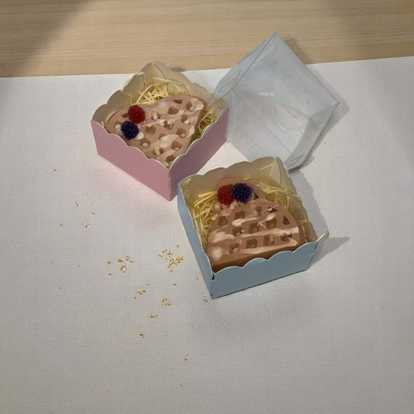 Whipped Berry Waffle Soap Bar