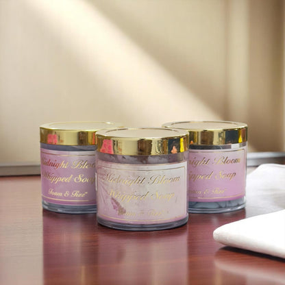 Midnight Bloom Whipped Soap