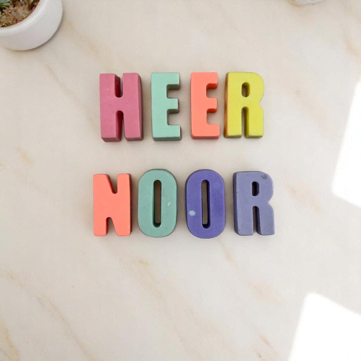 Alphabet Soaps