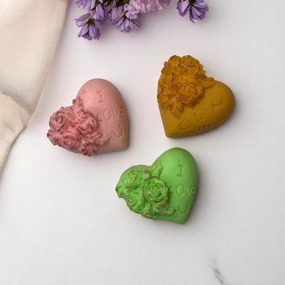 Heart Soaps – Set of 3
