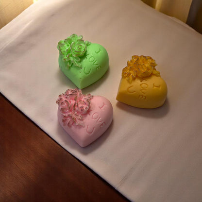 Heart Soaps – Set of 3