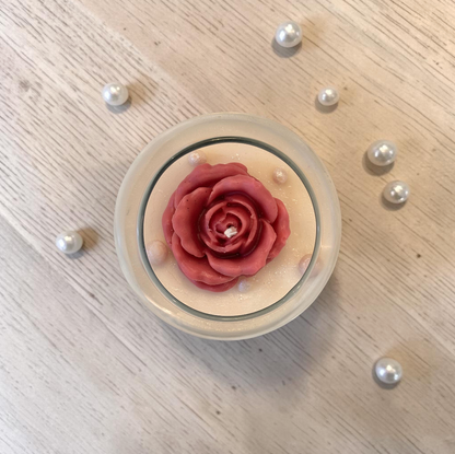 Rose Pearl Candle