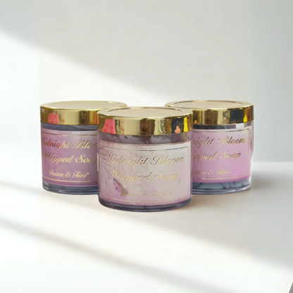Midnight Bloom Whipped Soap