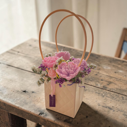 Blush Petal Candle Bouquet